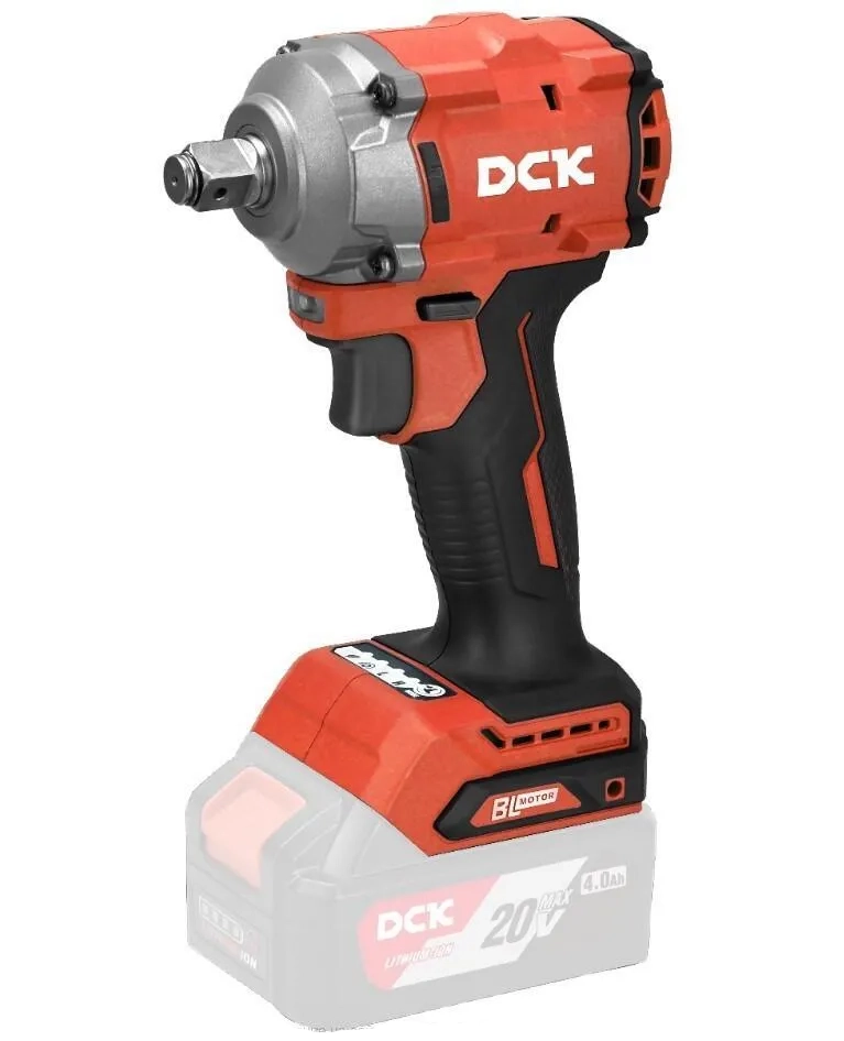 DCK Гайковерт аккум ударный бесщеточный KDPB358, 18В, 1/2 ", 358нм, без АКБ и З/У (фото 1)