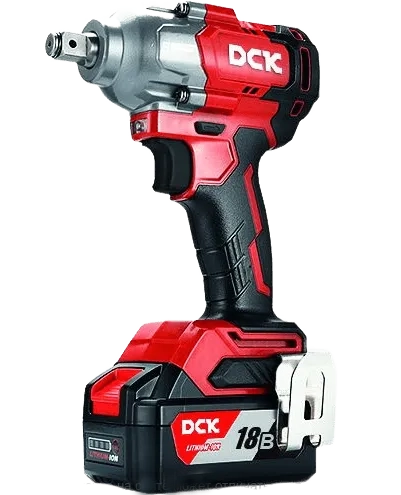 DCK Гайковерт аккум ударный бесщеточный KDPB488, 18В, 1/2 ", 2*5А/ч 488нм (фото 1)