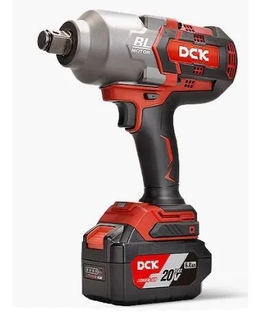DCK Гайковерт аккум ударный бесщеточный KDPB998 18В, 3/4 ", 2*6А/ч. 1000Нм (фото 1)