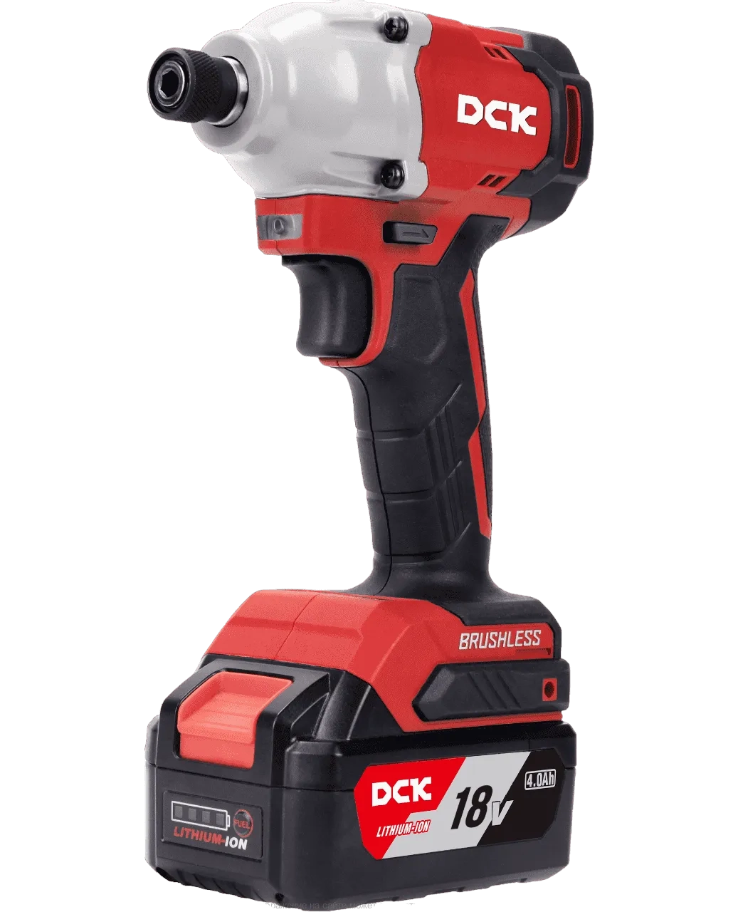 DCK Гайковерт аккум ударный бесщеточный KDPL03-14 2*4а/ч, HEX-impact, 180нм, 2 скорости, подсветка. (фото 1)