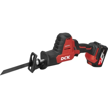 Пила сабельная аккумуляторная DCK KDJF22,18В, 3000 об/мин, ход - 22 мм, 1*4А/ч