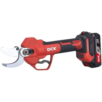 Секатор аккумуляторный бесщеточный DCK KDYD35,18В, 2*2 а/ч, з/у, макс. Ø 35мм, сумка
