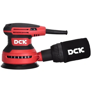 Машина шлифовальная эксцентриковая DCK KSA02-125, 380Вт, 125мм. регул. об. 4000-14000, амл 3,5мм