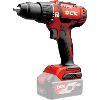 Дрель-шуруповерт аккум бесщеточная ударная DCK KDJZ05-13, 18В, 60нм, без АКБ и З/У