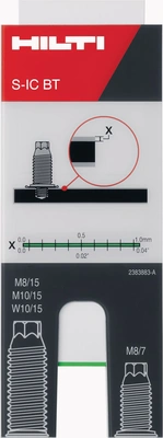 HILTI Инспекционная карточка S-IC BT